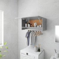Berkfield Home Wardrobe Concrete Grey 70x32.5x35 cm Engineered Wood