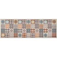 Berkfield Home Kitchen Carpet Washable Mosaic Colour 60x180 cm