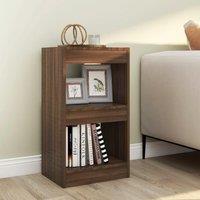 Berkfield Home Book Cabinet/Room Divider Brown Oak 40x30x72 cm | Size: 40 x 30 x 72 cm