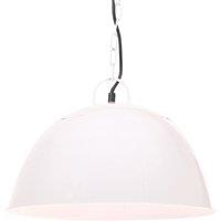 Berkfield Home Industrial Vintage Hanging Lamp 25 W White Round 41 cm E27
