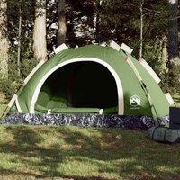 Berkfield Home Camping Tent 4-Person Green Quick Release