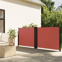 Berkfield Home Retractable Side Awning Terracotta 100x600 cm in Orange