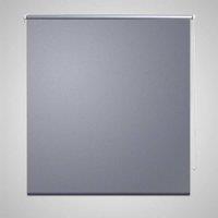 Berkfield Home Roller Blind Blackout 160 x 230 cm Grey