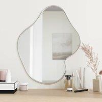 Berkfield Home Wall Mirror Silver 60x50 cm