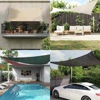 Berkfield Home Sunshade Sail 160 g/m Rectangular Yellow 3.5x5 m HDPE