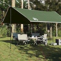 Berkfield Home Camping Tarp Green 430x380x210 cm Waterproof | Size: 430 x 380 x 210 cm