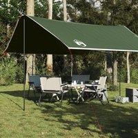 Berkfield Home Camping Tarp Green 430x380x210 cm Waterproof | Size: 430 x 380 x 210 cm