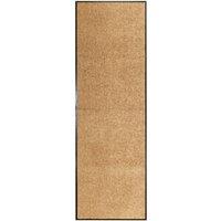 Berkfield Home Doormat Washable Cream 60x180 cm