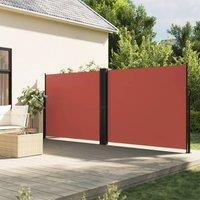 Berkfield Home Retractable Side Awning Terracotta 160x1200 cm in Orange