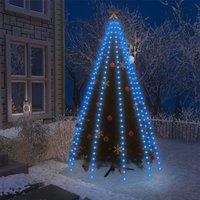 Berkfield Home Christmas Tree Net Lights with 250 LEDs Blue 250 cm