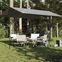 Berkfield Home Camping Tarp Grey & Orange 400x294 cm Waterproof
