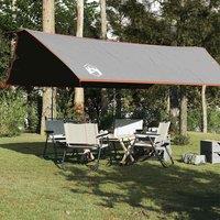 Berkfield Home Camping Tarp Grey & Orange 500x294 cm Waterproof