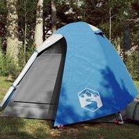 Berkfield Home Camping Tent Dome 2-Person Blue Waterproof