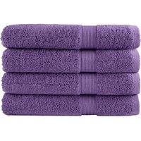 Berkfield Home Premium Towels SOLUND 4 pcs Purple 100x200 cm 600 gsm