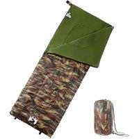 Berkfield Home Sleeping Bag for Adults Camping 3 Seasons in Green