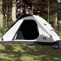 Berkfield Home Family Tent Dome 6-Person White Blackout Fabric Waterproof