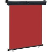Berkfield Home Balcony Side Awning 145x250 cm Red