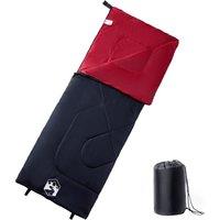 Berkfield Home Sleeping Bag for Adults Camping 3 Seasons in Red