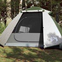 Berkfield Home Camping Tent Dome 2-Person Green Waterproof