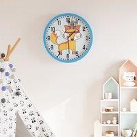 Berkfield Home Wall Clock Blue √25.5 cm Polystyrene & Glass