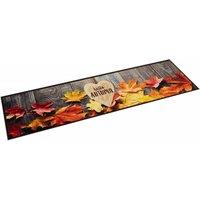 Berkfield Home Kitchen Rug Washable Autumn 60x300 cm Velvet in Brown