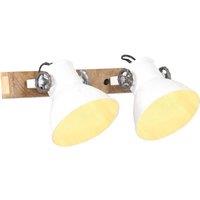 Berkfield Home Industrial Wall Lamp White 45x25 cm E27