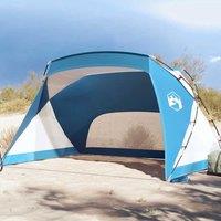 Berkfield Home Beach Tent Azure Blue 274x178x170/148 cm 185T Polyester