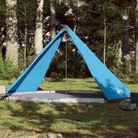 Berkfield Home Family Tent Tipi 8-Person Blue Waterproof