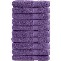Berkfield Home Premium Towels SOLUND 10 pcs Purple 100x200 cm 600 gsm
