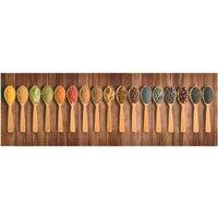 Berkfield Home Kitchen Carpet Washable Spoons 60x300 cm