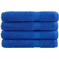 Premium Sauna Towels SOLUND 4pcs Blue 80x200cm 600gsm