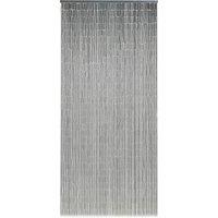 Berkfield Home Insect Door Curtain Bamboo 90x200 cm in Grey