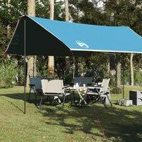 Berkfield Home Camping Tarp Blue 430x380x210 cm Waterproof | Size: 430 x 380 x 210 cm