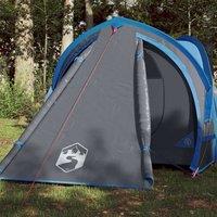 Berkfield Home Camping Tent Dome 2-Person Blue Waterproof