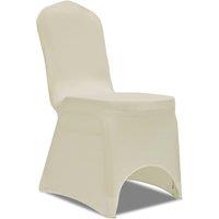 100 pcs Stretch Chair Covers Cream