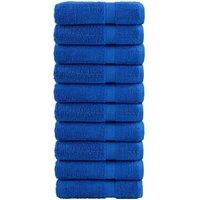 Berkfield Home Premium Bath Towels SOLUND 10pcs Blue 100x150cm 600gsm