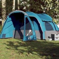 Berkfield Home Family Tent 6-Person Blue Waterproof