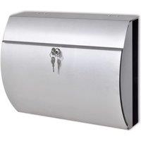 Berkfield Home Stainless Steel Mailbox in Silver