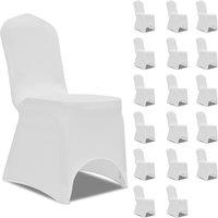 Chair Cover Stretch White 18 pcs