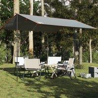 Berkfield Home Camping Tarp Grey & Orange 360x294 cm Waterproof