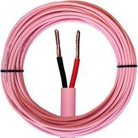 Loops 25m Low Smoke Speaker Cable - 16 AWG 1.5mm 6A - CCA LSZH 100V Double Insulated
