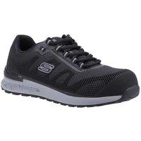 Skechers Men's Bulklin Bragoo Safety Trainer in Black | Size: 12