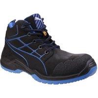 Puma Safety Men's 'Krypton' Leather Safety Boots in Blue | Size: 13