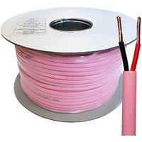 Loops 100m Low Smoke Speaker Cable - 16 AWG 1.5mm 6A - CCA LSZH 100V Double Insulated