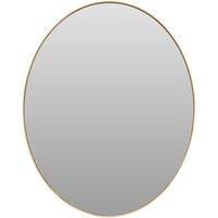 Orsina Helen Medium Gold Finish Oval Wall Mirror