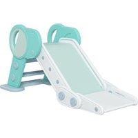 AIYAPLAY Foldable Kids Slide, Freestanding Baby Slide, for Ages 1.5-3 Years in Green
