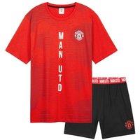 Manchester United FC Men's Short Pyjama Set | Size: 2XL