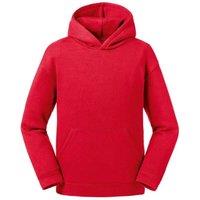 Russell Authentic Hooded Sweatshirt in Red | Size: 13-14 Years
