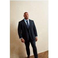BadRhino Men's Plain Suit Jacket in Dark Navy | Size: 54R