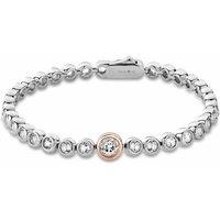 Clogau Women's Celebration Sterling Silver Tennis Bracelet with Topaz in Metallics
